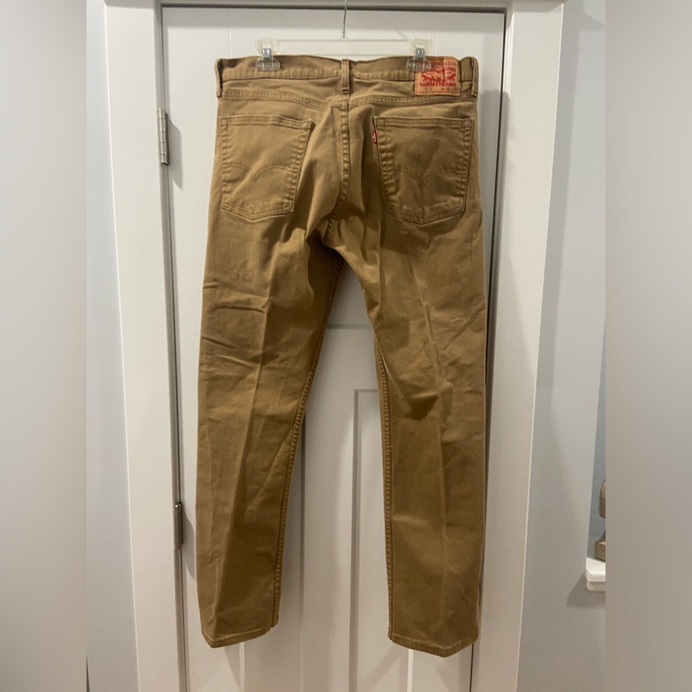 Levi's Men's Straight Jeans in Tan